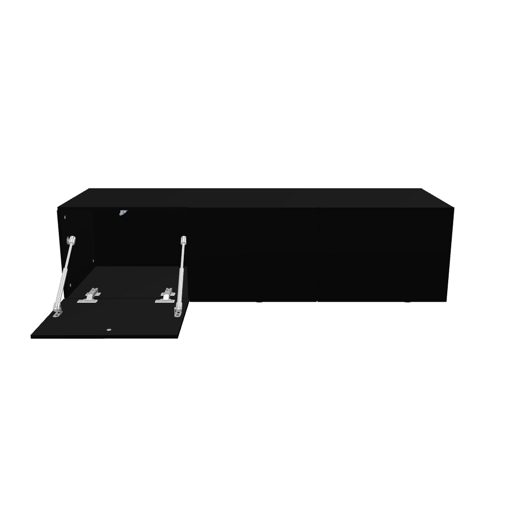 Mora TV Bänk | Stående / Vägghängd | 120 cm Svart