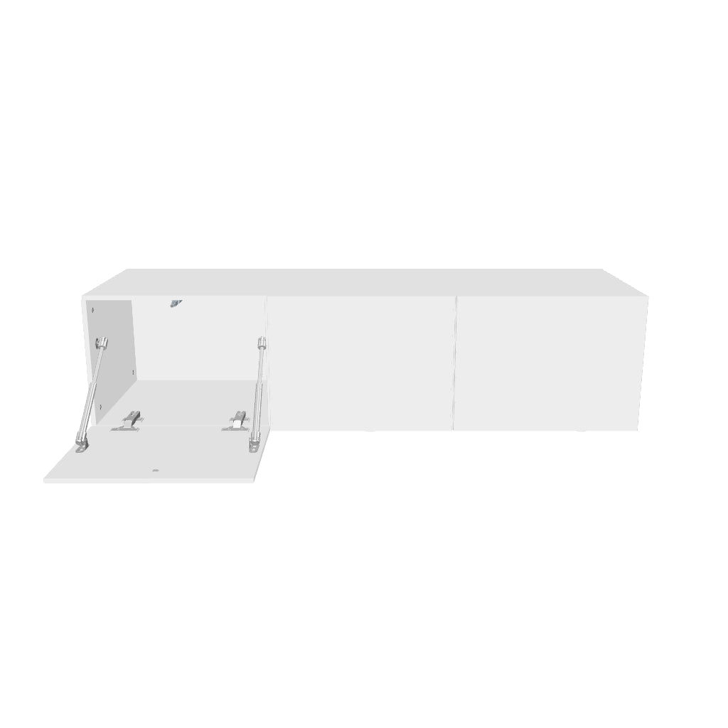 Mora TV Bänk | Stående / Vägghängd | 120 cm Vit
