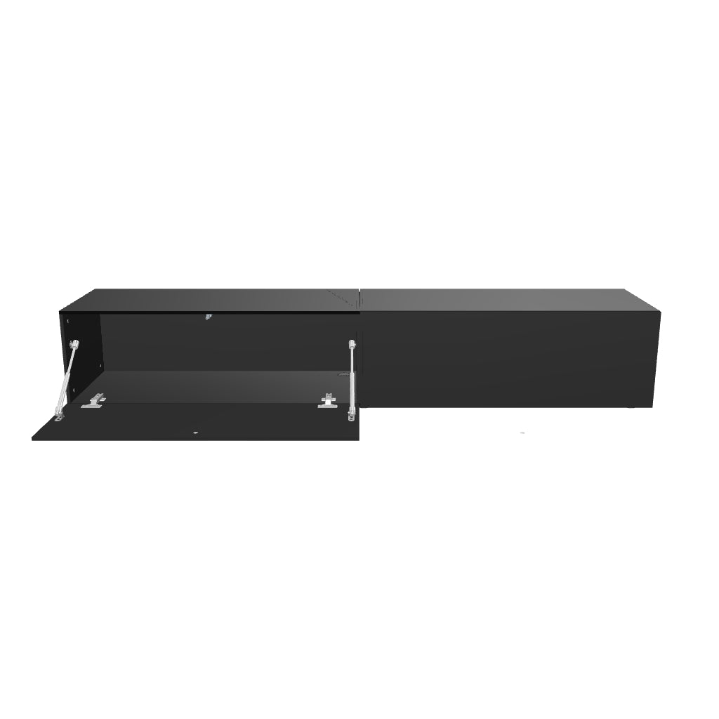 Mora TV Bänk | Stående / Vägghängd | 180 cm Svart
